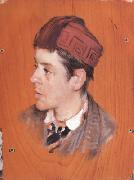 Alma-Tadema, Sir Lawrence Portrait of Herbert Thompson (mk23) oil on canvas